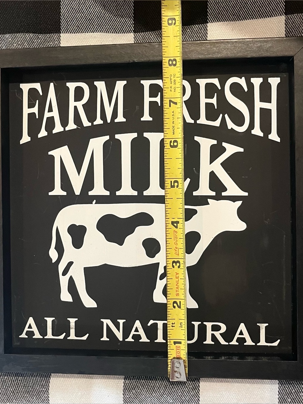 Farmhouse frame wall signs
